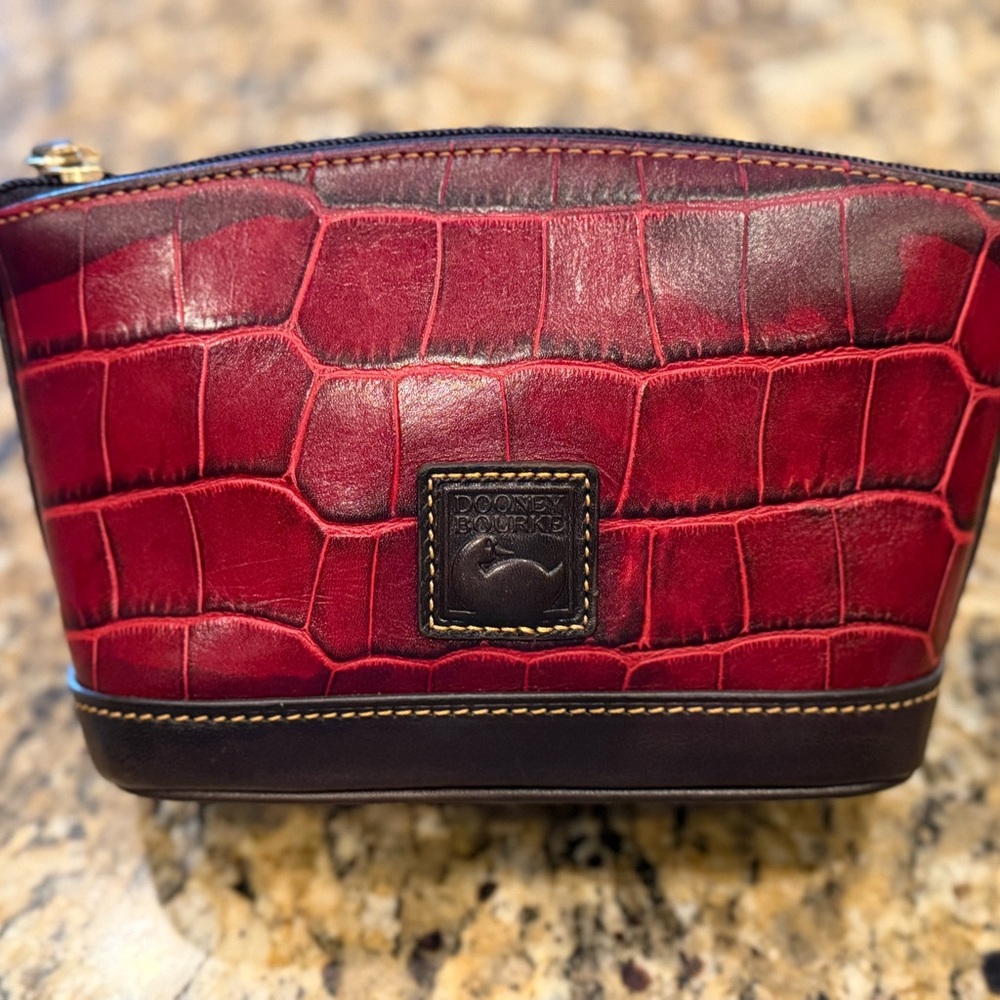 Dooney & Bourke Red Croc-Embossed Men's Bag